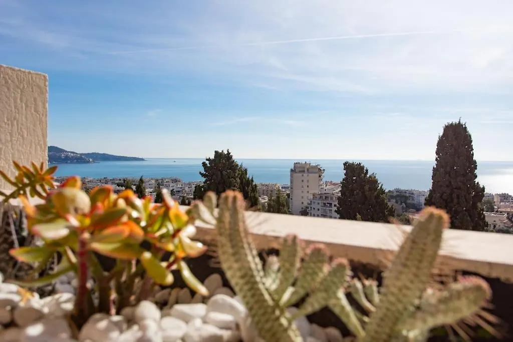 Apartament L11 Claire Fontaine Sea View 2 Bdr Ac Parking Swiming Pool Nicea