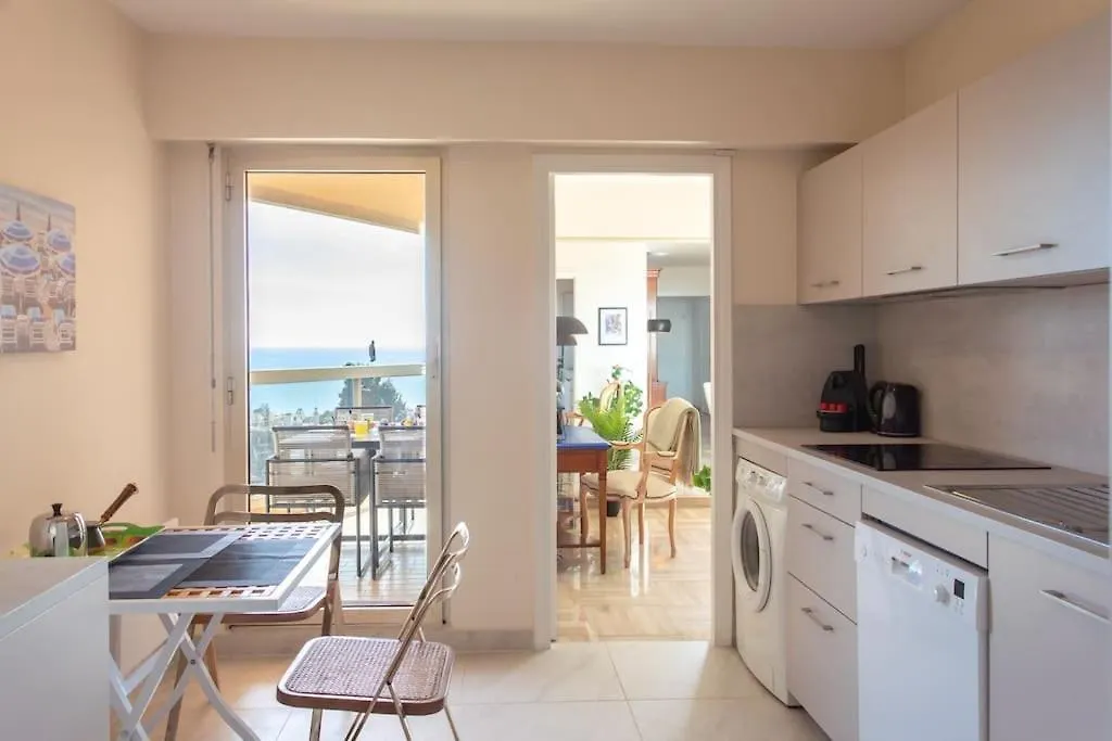 Apartament L11 Claire Fontaine Sea View 2 Bdr Ac Parking Swiming Pool Nicea