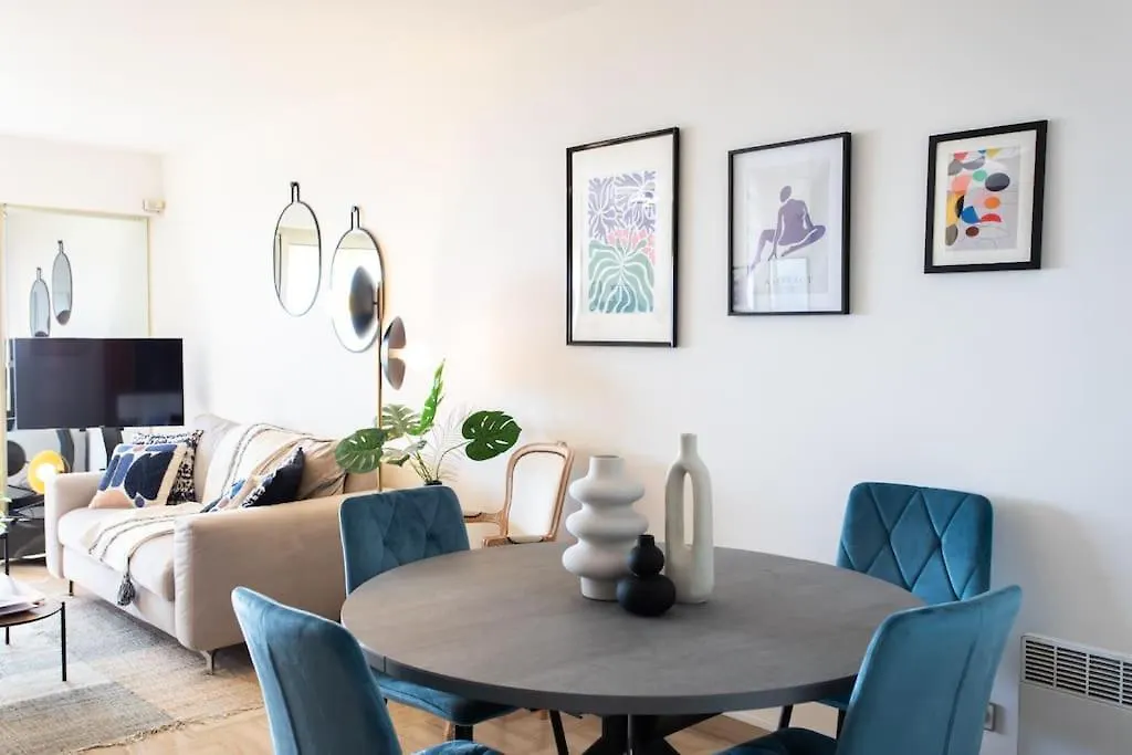 Apartament L11 Claire Fontaine Sea View 2 Bdr Ac Parking Swiming Pool Nicea
