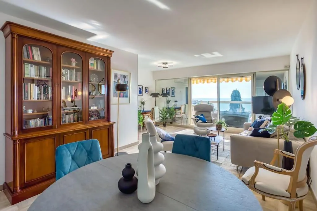 Apartament L11 Claire Fontaine Sea View 2 Bdr Ac Parking Swiming Pool Nicea