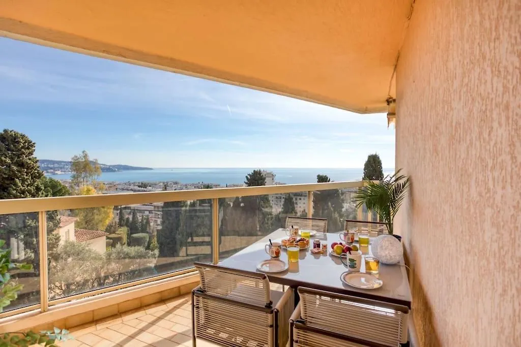 Apartament L11 Claire Fontaine Sea View 2 Bdr Ac Parking Swiming Pool Nicea 0*,  Francja